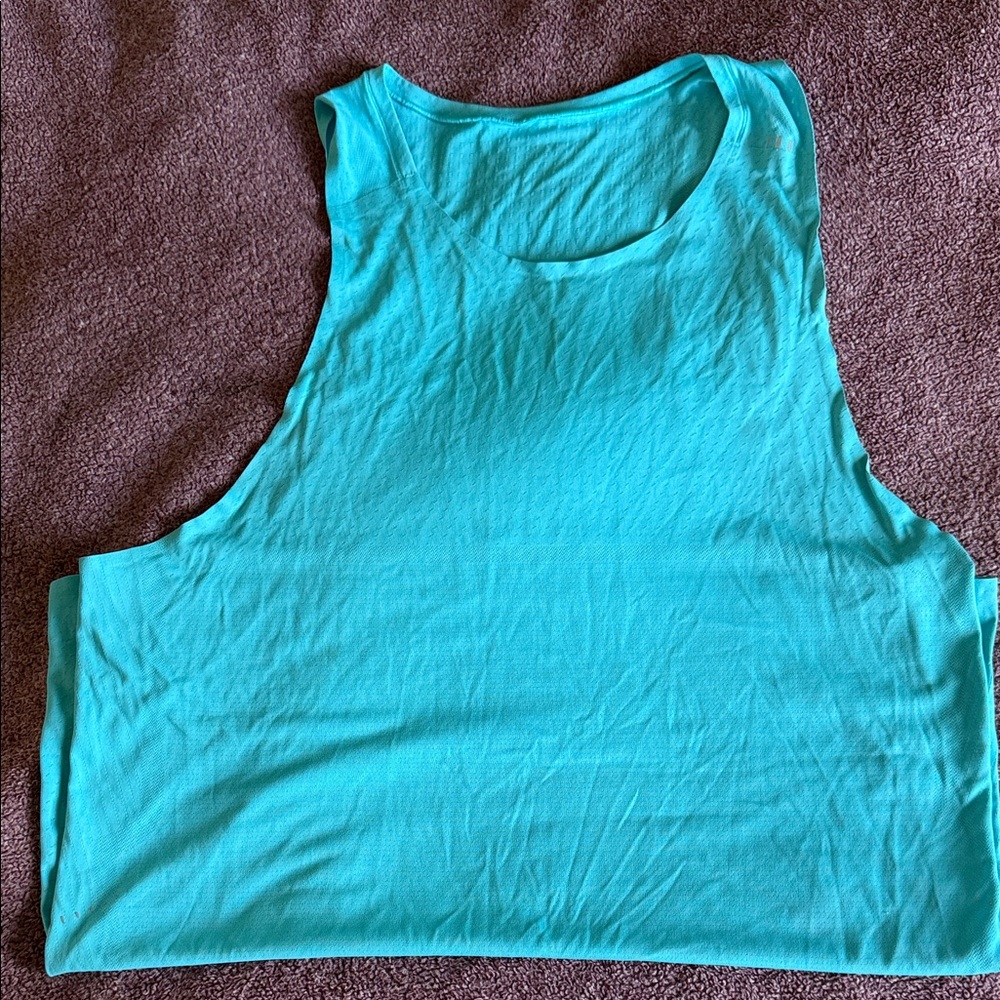 lululemon athletica Vibrant Blue Muscle Tee